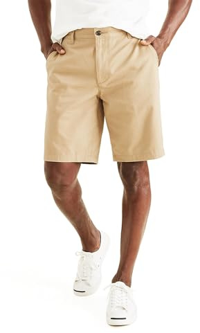 Dockers Men's Perfect Short Classic Fit 10.5, Sand Dune Khaki, 36