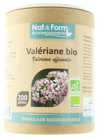 Nat&Form VALERIANE BIO 200 Gélules