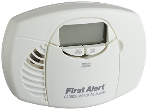 First Alert Battery-Powered Carbon Monoxide Alarm, Black (CO410), 120 V, 1 Pack