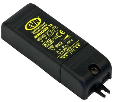 EVN MINIJOKER70 A++ to A, Netzteil, Metall, 10 W, Integriert, grau, 35 x 35 x 25 cm