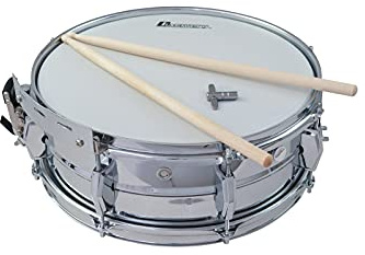 DIMAVERY SD-200 Marching Snare 13x5 | Snare Drum mit verchromtem Kessel