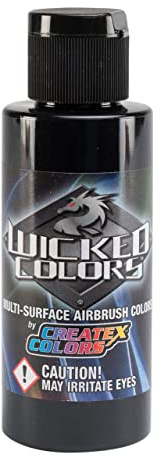 Onda färger 2 oz Wicked Airbrush Jet Black