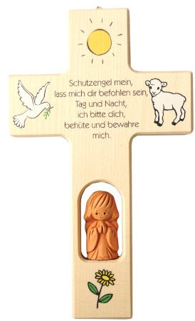 Unbekannt Neumeyer Kinderkreuz, Holz, Natur, 20 x 12 x 2,5 cm
