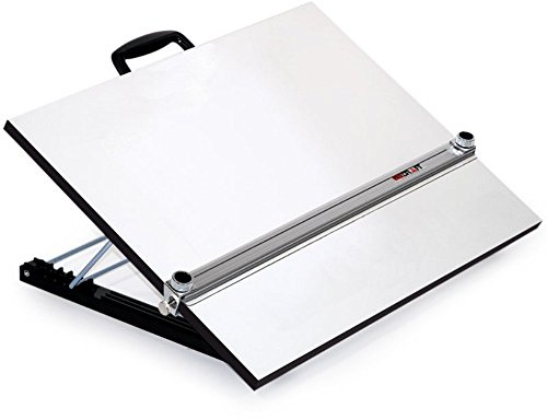 Martin Universal Design 24 x 36 Deluxe Adjustable Parallel Straightedge Board, White Melamine, 1 Each (U-PEB2436K)