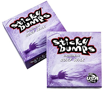 Sticky Bumps Cold Surf Wax Handwrapped Label (Pack of 3), SB23, White