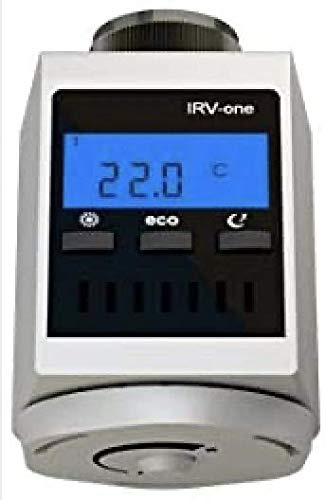 blossomic smartE Irv-one Thermostat de radiateur programmable Tête thermostatique électronique avec détecteur de mouvement sans application pour montage de radiateur