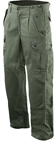 LEO KÖHLER Moleskin Kommando Hose Gewaschen, 14/106, Oliv
