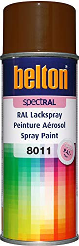 belton spectRAL Lackspray RAL 8011 nussbraun, glänzend, 400 ml - Profi-Qualität