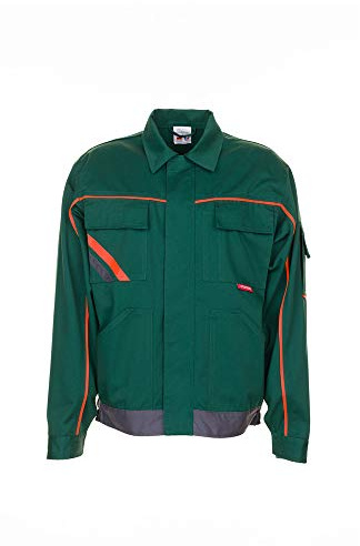 Planam Visline Giacca in vita Visline V2 Taglia 38 verde/arancione/ardesia Da uomo, da donna