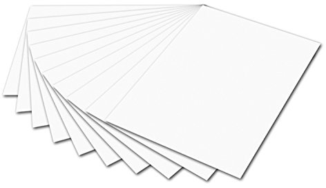 Folia Bringmann 6100 folia Pack de 10 feuilles de carton photo 300 g/m² 50 x 70 cm (Blanc) (Import Allemagne)