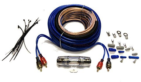 XtremeAuto® Complete 8 Gauge Car Audio, ICE Amplifier Wiring Kit (800WRMS - 1200W peak)