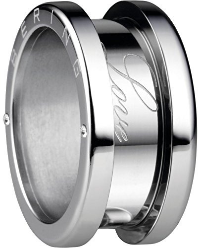 Bering Damen-Ring Edelstahl Zirkonia weiß Gr. 62 (19.7)-520-10-104