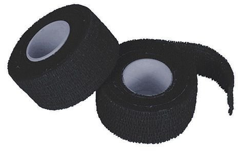 Papstar Pflaster, selbsthaftend 5 m x 2,5 cm schwarz, 9 Rollen