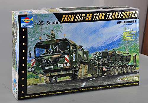 Trumpeter 00203 Modellbausatz FAUN Elefant SLT-56 Panzer-Transporter, Verschieden