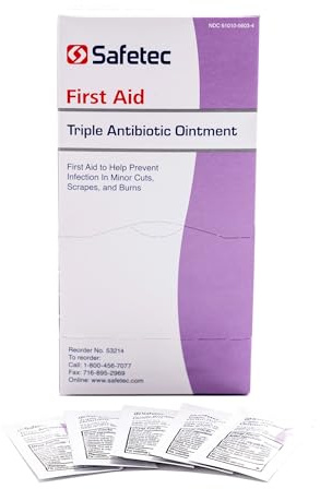 Water-Jel 2120 Bacitracin Zinc Triple Antibiotic Ointment, 0.5gm Packet (Pack of 144)