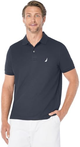 Nautica K41050 Polo, Hombre, Azul (Navy), Medium (Tamaño del Fabricante:M)
