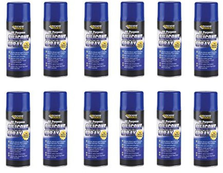 12 X Everbuild EVBSILSPRAY All Purpose Silicone Spray 400ml Trade Pack