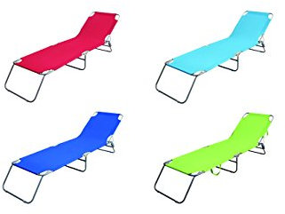 Galileo Casa 2408464 Lettino Mare, 55 x 189 x 27 cm, Multicolore