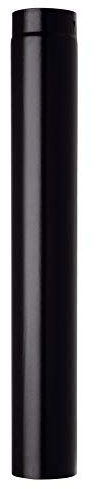6 X 1000mm Length Black Vitreous Enamelled Flue Pipe For Wood Burning Stove - 1m