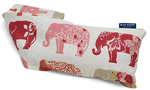 Wärmekissen, mit Lavendel, mikrowellengeeignet, Thermotherapie, Elefanten-Aufdruck