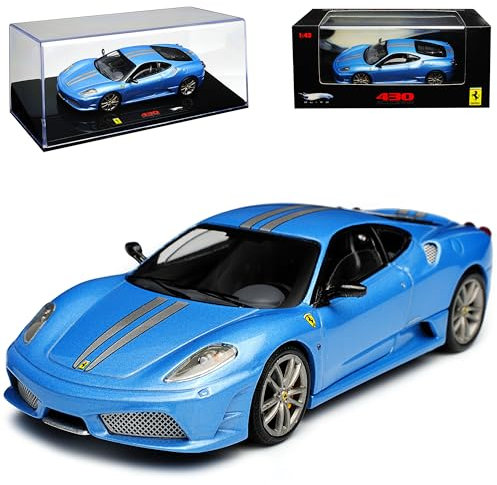 Mattel Ferrari F430 F 430 Scuderia Metallic Blau 1/43 Hot Wheels Modellauto Modell Auto