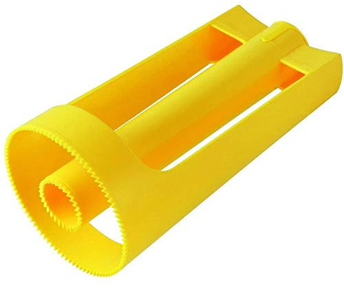 FACKELMANN Pelador de Piña, Cortador de Piña, Pelador Piña, Cortapiñas, Color: Amarillo, 23x12x9,5 cm, 1 uds.