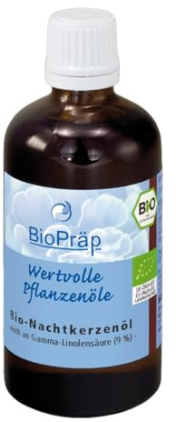 BioPräp BIO Nachtkerzenöl | 100 ml | vegan und BIO | produziert in Deutschland | zertifizierte Produktion