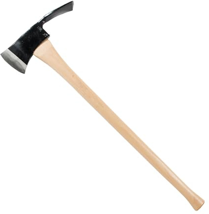COUNCIL TOOL Forestry Service Pulaski - 3.75 lb Wildfire Axe with 36 Hickory Handle & Forged Steel Head, Made in The USA - 38PE136 NFES