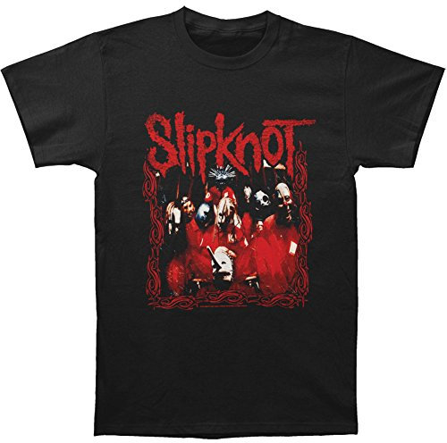 Slipknot Band Frame Black Mens T-Shirt Medium