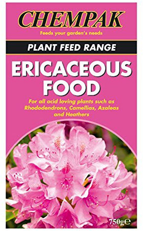 Chempak Ericaceous Feed Food Fertiliser For Acid Loving Plants 750G
