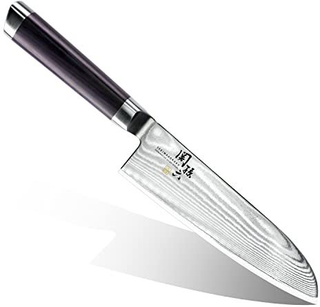 Kai KAI AE5200 Santoku Knife Seki Magoroku Damascus 6.5 inches (165 mm), Made in Japan