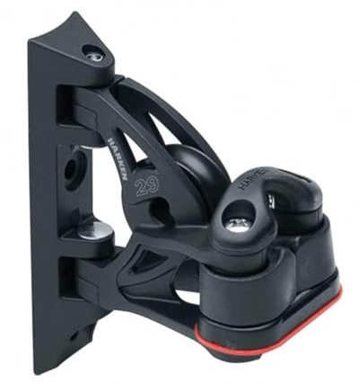 Harken 29 mm schwenkbarer Bleiblock Carbo-Cam Cleat 396