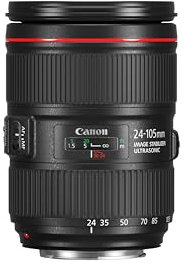 Canon obiettivo EF 24-105mm f/4 L IS II USM Nero