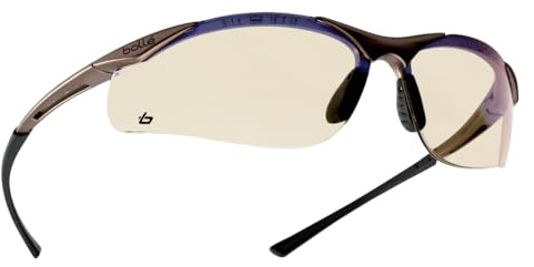 Bollé Safety 253-CT-40047 Konturenschutzbrille mit halb-randlosem Nylonrahmen und ESP getönter Antibeschlagscheibe