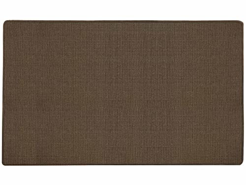 Primaflor - Ideen in Textil Natur Sisal-Teppich SISALLUX - Braun, 100x200cm, Rutschfester Vorleger, Fußbodenheizung geeignet, Sisal-Matte als Küchen-Läufer
