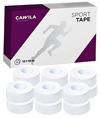 Cawila 12er Set Stutzentape 2,0cm x10m, Sporttape, Fingertape