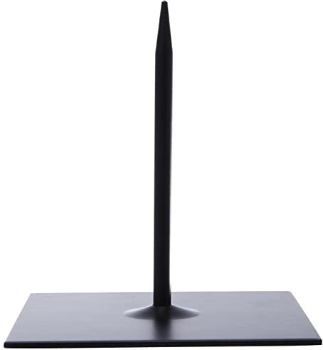 Powertex Metallsockel schwarz, Metall, 12 x12 x 13 cm
