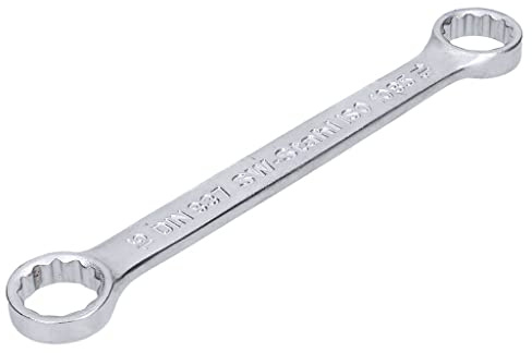 SW-Stahl 01308L Clé Polygonale Double 14x15 mm, Modèle Droit 12 Pans | Outil en acier chrome-vanadium selon DIN 837, idéal pour un couple élevé et un profil Pro Drive anti-glissement