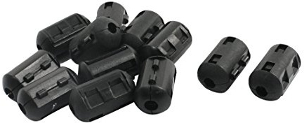 sourcing map 4,5-5 mm Stromkabel zylindrische EMI Entstörstecker Ferritkern Filter 12 pcs