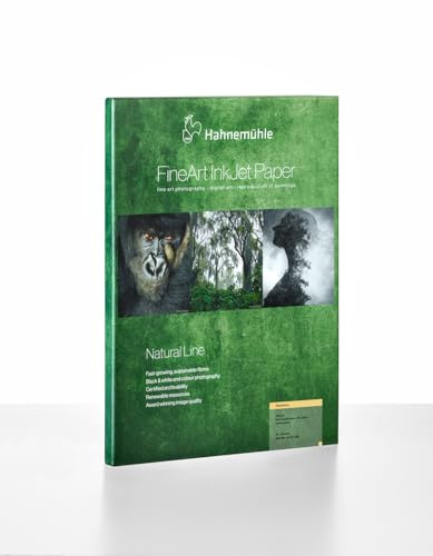Hahnemühle 10641610 Digital FineArt Bamboo, 290 g/m², DIN A3, 297 x 420 mm, naturweiß