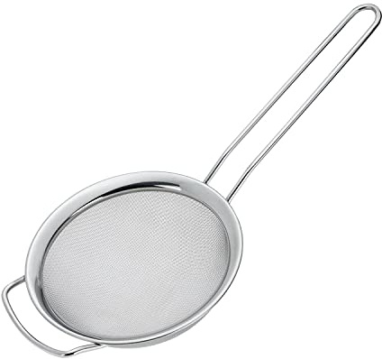 Westmark Haushaltssieb mit breitem Rand, Picante, ø 16 cm, Rostfreier Edelstahl, Silber, 12142270