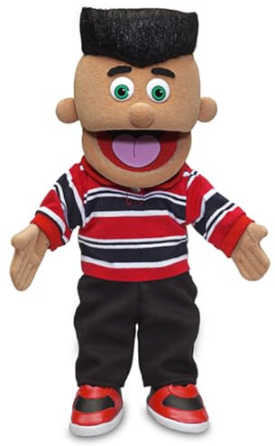 Jose von Silly Puppets | 40 cm Handpuppe für Kinder | Mit Beweglichem Mund Und Armen | Abnehmbare Handwaschbare Kleidung