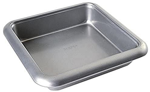 Norpro 3872 Tortiera quadrata antiaderente, 20,3 cm, Grigio, Acciaio al Carbonio, Grigio