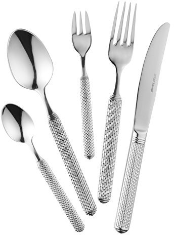 Mulex Ohio Besteckset 30tlg. hochglanzpoliert, Chrom Edelstahl Nickellegierung, 30 TLG