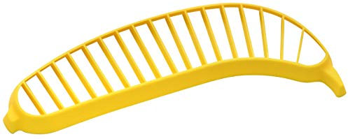 FACKELMANN Bananenteiler 26 cm Kunststoff gelb