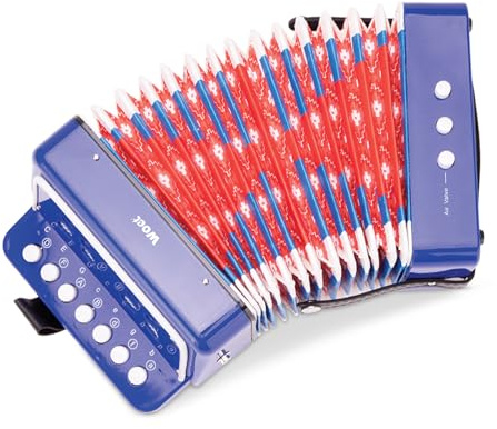 Accordion Blue with Music Book