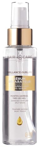 Laura Sim's - Sérum Réparateur Capillaire Sans Rinçage - Soin Cheveux Secs Ultra Brillant - Pointes et Cheveux Abîmés - Vitalité et Souplesse - Texture Semi-Épaisse Non Grasse - Sans Paraben - 100 Ml
