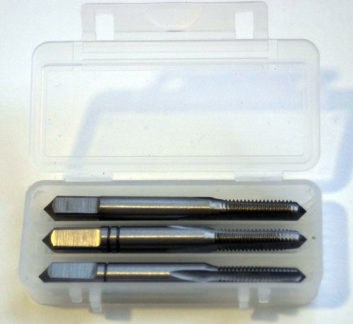 Lot de 3 tarauds manuels M 5,0 x 0,80 HSS DIN352 Filetage à droite M5 x 0,8 m 5 x 0,8 mm