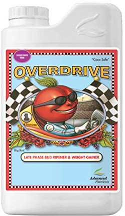 Advanced nutrients Overdrive 1 litro 1L Bud Flower Bloom Enhancer idroponica