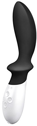 LELO LOKI Masajeador de Próstata Obsidian Black: Estimulación Anal Segura y Profunda para Hombres, con 6 Potentes Modos de Vibración. 1 año de Garantía.